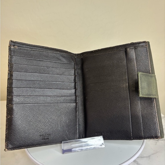 Prada Dark Olive Green Nylon Women's Wallet - Picture 5 of 10